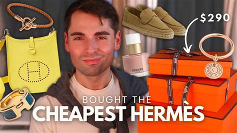 best hermes items|cheapest thing from hermes.